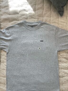 Vans Light Gray Small Logo Crew Tee